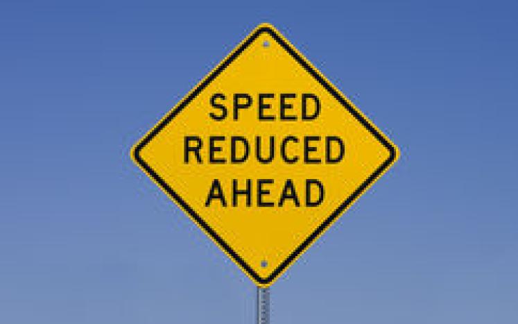 Speed Limit reduced